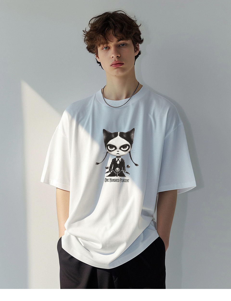 OHP X HARMONIA Catsday Semi Over Short Sleeve T-Shirt (2 色) MUSINSA公式 | OHP OHP x HARMONIA Cats Day no.2 semi-over