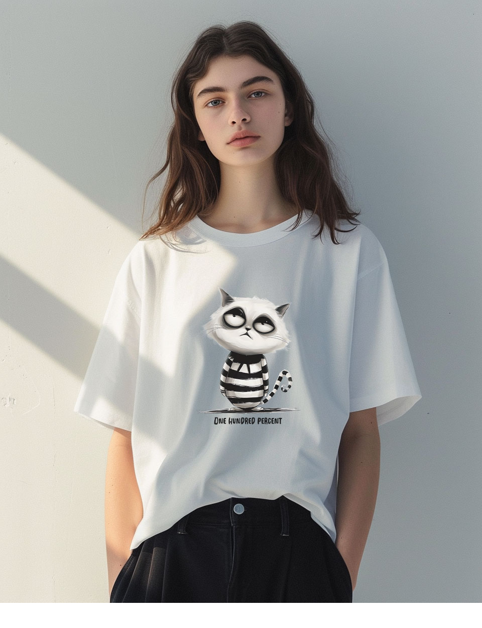 OHP X HARMONIA Catsday Semi Over Short Sleeve T-Shirt (2 色) MUSINSA | OHP OHP x HARMONIA Catsley semi-over short sleeve